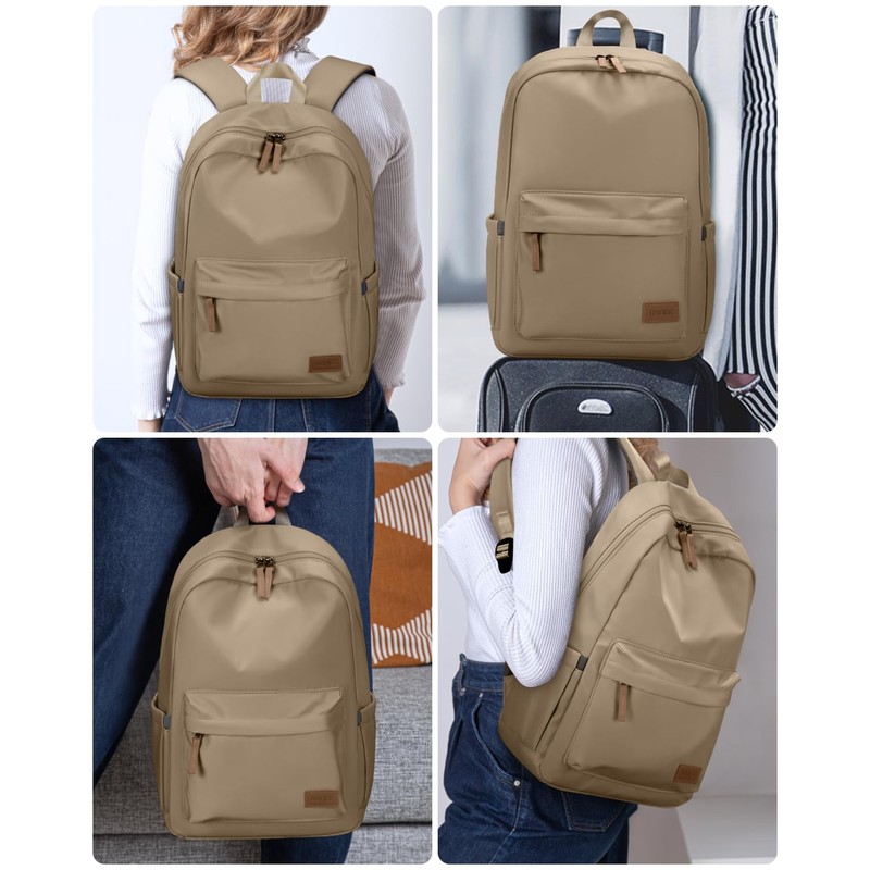 HOMIEE Lightweight Stylish Casual Backpack, Laptop Backpack Water-Resistant Daypack, Travel/School/Casual/Work