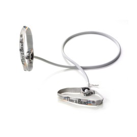 Thera-Band Bodytrainer Exercise Tubing with Flexible Handles 1.40 m super stark/silber Size:1,40 m