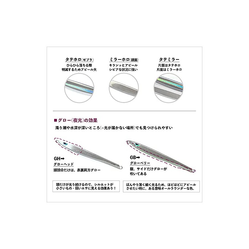 アズーロ ルンゴII 220g タテホロシルバーＧＨ オフショア ジグ タチウオパターン スロージギング ジギング