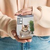 Funny Reddish Brown Toyger Cat Tumbler 12oz with Lid -