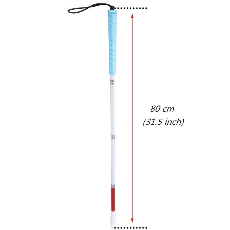 80 cm blind long stick, white stick, folding long stick
