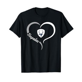 Poudre Impalas Logo Half Heart Slogan HS T-Shirt