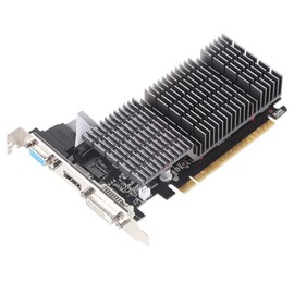 maxsun GeForce GT 710 4GB Low Profile Video Graphics Card GPU, Low Consumption, VGA, DVI-D, HDMI, HDCP, Support DirectX 12, OpenGL 4.5, Silent Passive Fanless Cooling System