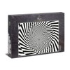 Impossible Puzzle 1000 Pieces Twisted Spiral Pattern Black and White