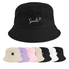 Xnova Fishing Hat Bucket Hat Men Women Colourful Print Hat Beach Sun Hat Fishing Hat Sun Protection Cotton Summer Hat Embroidered Fishing Hats Leisure Hat Unisex Outdoor Hats, Sun Purple, Unit size