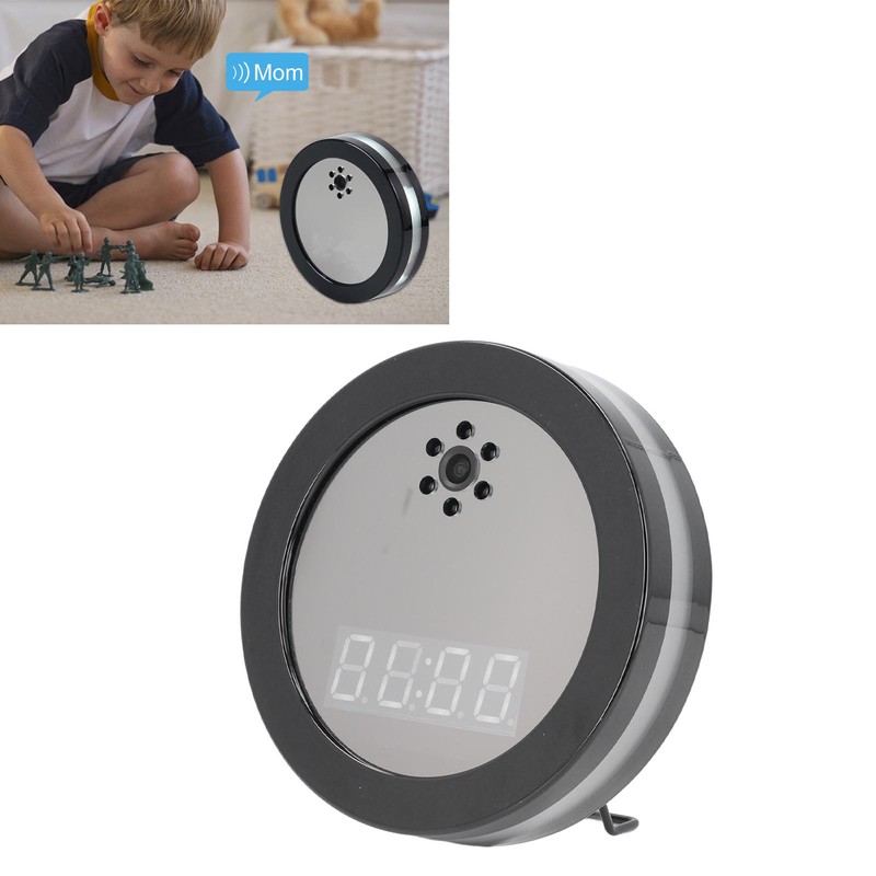 Security Camera Alarm Clock FHD1080P Wifi Surveillance Camera 2 Way