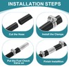 sourcing map 2Pcs 22x60mm Hose Barb Equal Pipe Fitting, 304