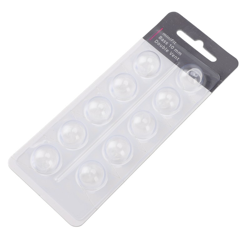 10pcs Double Vent Bass Dome Accessory Single Layer Double Vent