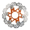Mokuo 220mm Stainless Steels Zinc-Plated Surface Front Brake Rotor Fit