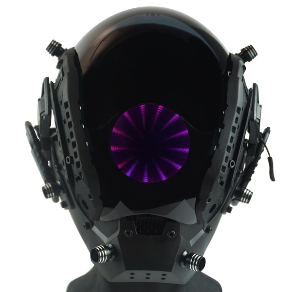 Marikito LED Cyberpunk Mask, Eye of the Abyss Design, Infinite