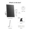 ZUMIMALL 3W Solar Panel for Security Camera Wireless Outdoor, IP66