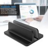 Aluminum Alloy Laptop Stand Vertical Adjustable Notebook Computer Storage HolderBlack