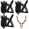 MorningRo 3 Pcs European Mount Skull Hanger Adjustable Deer Skull