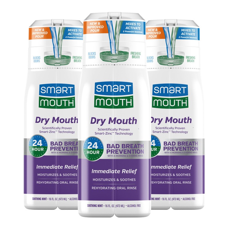 SmartMouth Activated Dry Mouth Mouthwash, Dry Mouth and Bad Breath