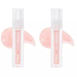 Inga 잉가 젤리풀 샤인 립 글로스 플럼퍼 피치 후르츠 X2개 Inga Jellyfull Shine Lip Gloss Plumper Peach Fruit X2