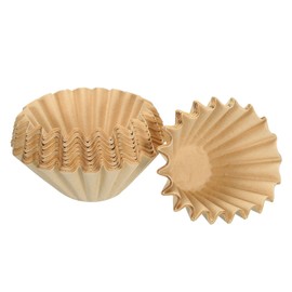 sourcing map 2-4 Cup Basket Coffee Filters Coffee Paper Filter 50/185mm Drip Coffee Makers Coffee Filter for Cafe Office Home, Pack of 200
