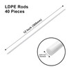 White Plastic Stick Low Density Polyethylene LDPE Plastic Welding Rod,