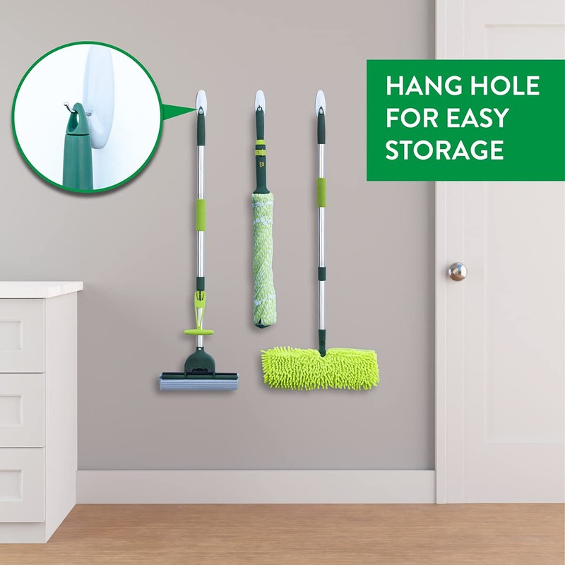 Pine-Sol Telescopic Microfiber Dry/Wet Mop – Dust Mopping for Cleaning
