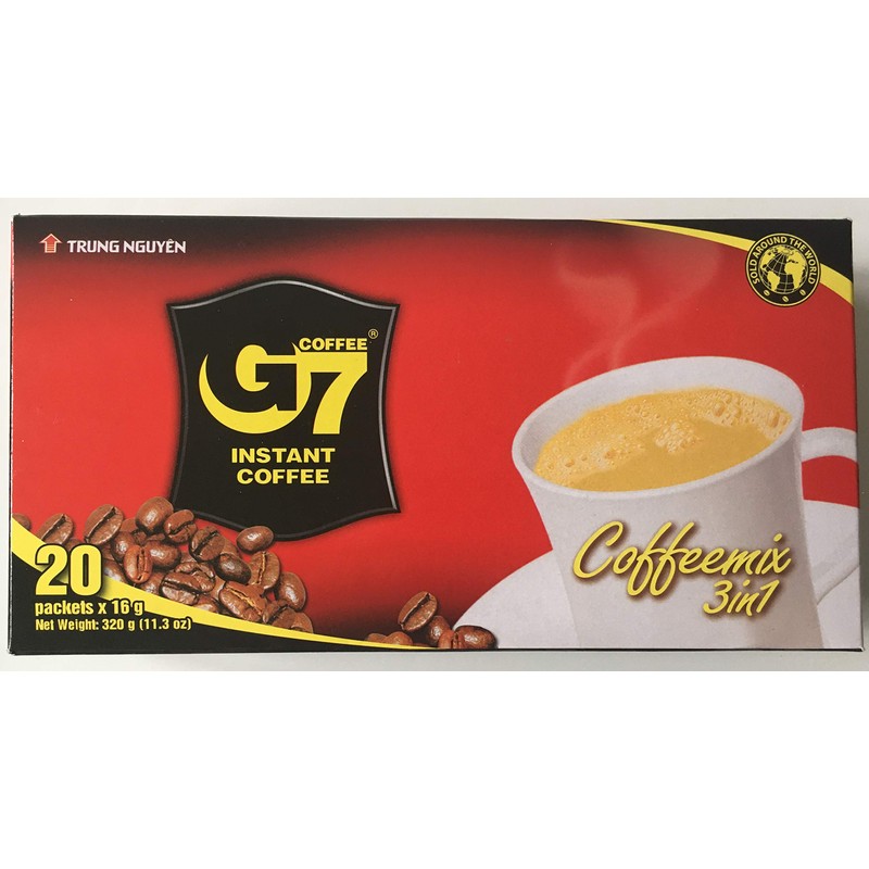 TRUNG NGUYEN G7 Instant Coffee (Coffee Mix 3in1) 16g X