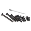 90Pcs Flat Head Dowel Pins 90Pcs M5 Cotter Pins with