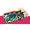 Jopto Aluminum Heatsink with Thermal Tape Compatible with Raspberry Pi