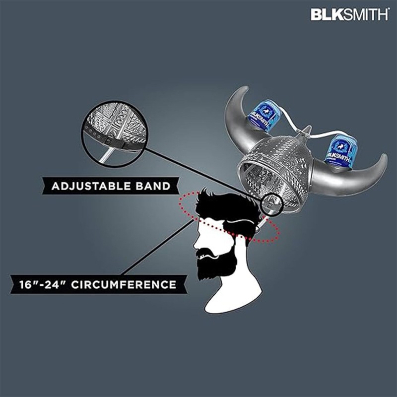 BLKSMITH Viking Can Holder Helmet for Sport Events Party Hat
