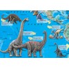 CoolOwlMaps World of the Dinosaurs Wall Map Poster - 36x24