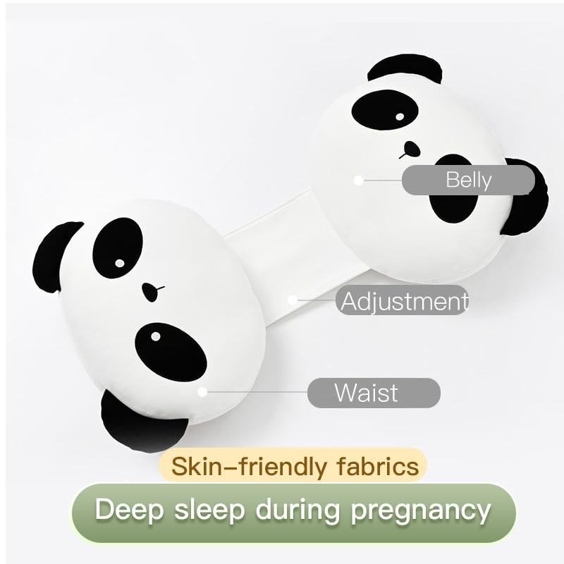 Panda cute pregnancy maternity side pillow suporting abdomen and waist
