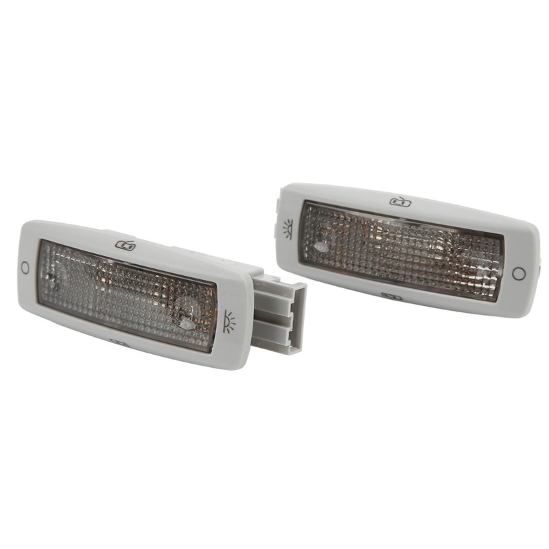 2pcs Rear Reading Dome Light 3B0947291 Gray Shell High Brightness