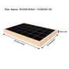 Jewelry Storage Display Trays Multipurpose 24 Grids Jewelry Tray for