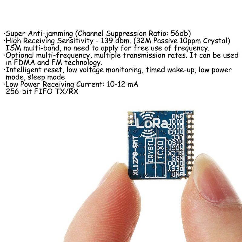 Comimark 2Pcs LoRa SX1278 Long Range RF Wireless Power Mental