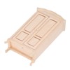 Dollhouse Miniature Wardrobe 1/12 Scale Double Door Dolls House Closet