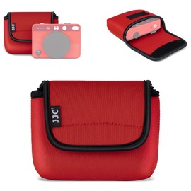 Soft Neoprene Camera Case for Leica SOFORT 2 Instant Camera, SOFORT 2 Case with Quick Access Opening, Shockproof Camera Travel Pouch Sleeve Storage Protector for Leica SOFORT 2 Instant Camera - RED