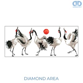 Diamond Dotz Embroidery KIT, Brolga Dance