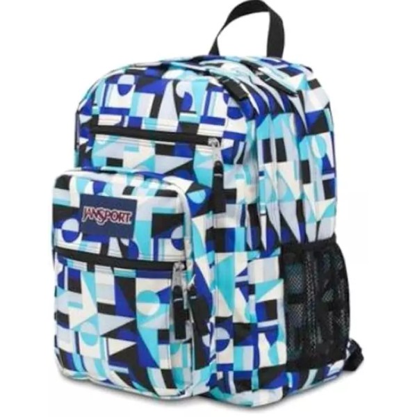 JANSPORT - Big Student - Mammoth Blue Shifter Geometric Design