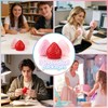 Big Strawberry Glow in The Dark Squishies, Sticky Fruit Squeeze,