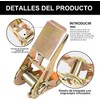 Eslingas con Matraca, Juego de 6 Piezas de 2.5cm x