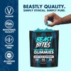 Beast Bites Creatine Infused Gummies – Sweet Blue Raspberry, 5g