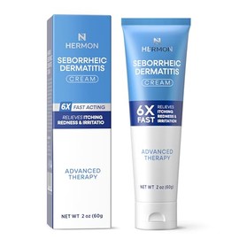 Hermon Crema para El Tratamiento de La Dermatitis Seborreica Del Cuero Cabelludo: Alivia El Picor, El Enrojecimiento Y La Descamación de La Dermatitis