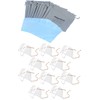 Mu(wincam) M-ECONO-10 Transparent Sanitary Mask, Mask, 10 Pieces