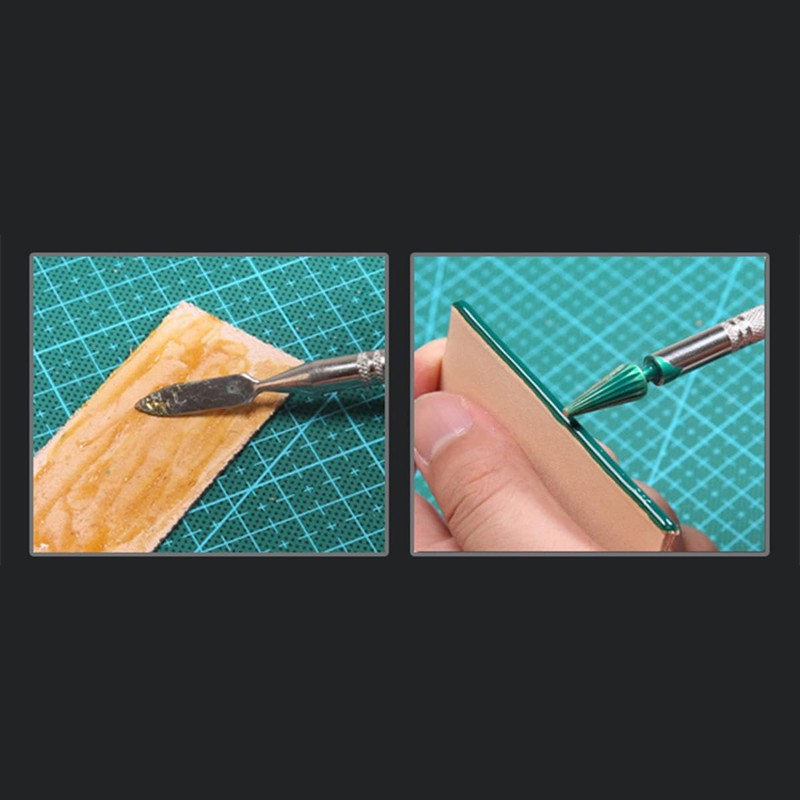 Alnicov Leather Edge Dye Pen,Dual-purpose Oil Edge Pen Belt Edge