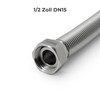 Vancoco Stainless Steel Flexible Pipe 1/2 Inch Corrugated Pipe Extendible