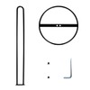 Kitchen Roll Holder Free Standing, OBODING, Paper Towel Holder Countertop,