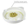 EIKS Ceramic Ginger Grater for Grinding Wasabi Fruits Vegetables Ginger