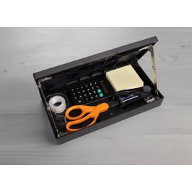 Textbook Caddy Book Stand with Storage | Textbook Stand, Book Holder Stand, University and Recipe Book Stand for Reading, Cookbook Holder, Book Rest