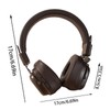 Headphones Wireless | Head-Mounted Headset,Vintage Heavy Bass Headphones for Women