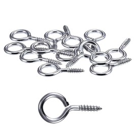 LuLyL Pack of 100 eye bolt hooks are used for resin eyebolts, jewellery, beads and stainless steel plastic.