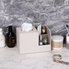 BTSKY Linen Beige Square Tissue Box Cover With Two Side