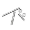 Rrina Metric 16Pcs 304 Stainless Steel Double End Threaded Stud