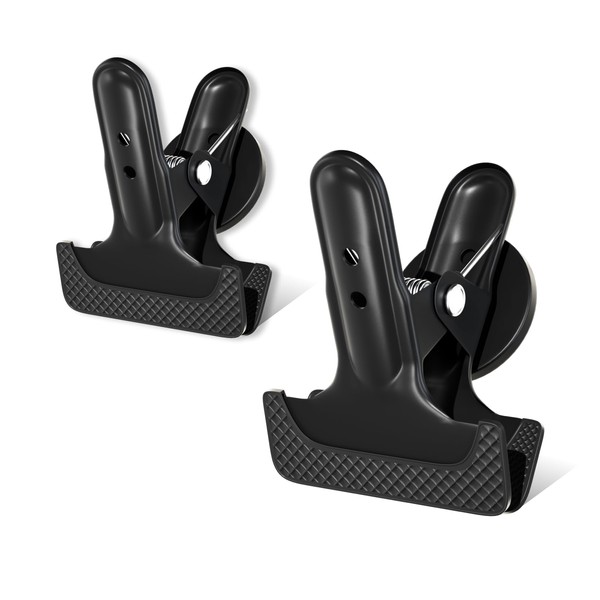 2Pcs Magnetic Clips Heavy Duty with 1.5'' Mouth Opening –
